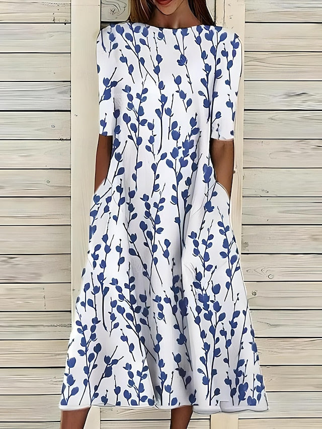 Hadley | Botanical Midi Dress