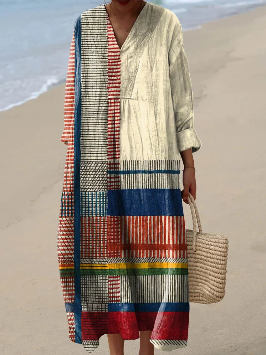 Daisy | Nordic Mosaic Dress