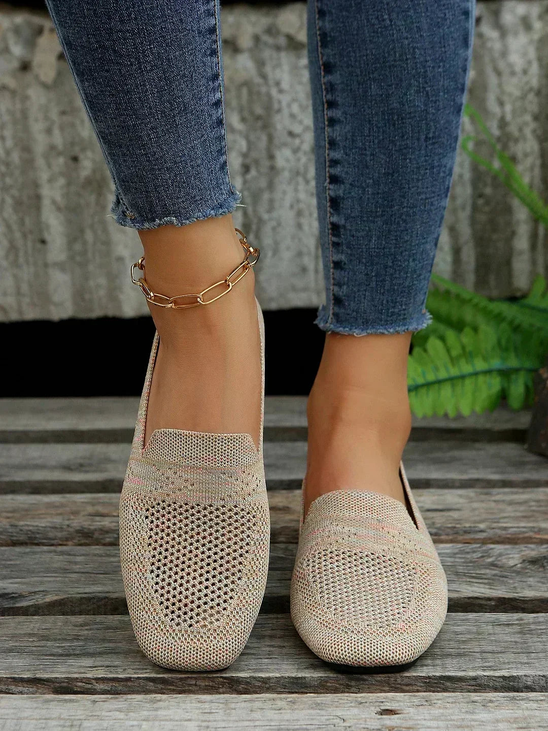 Freya | Knitted Comfort Flats