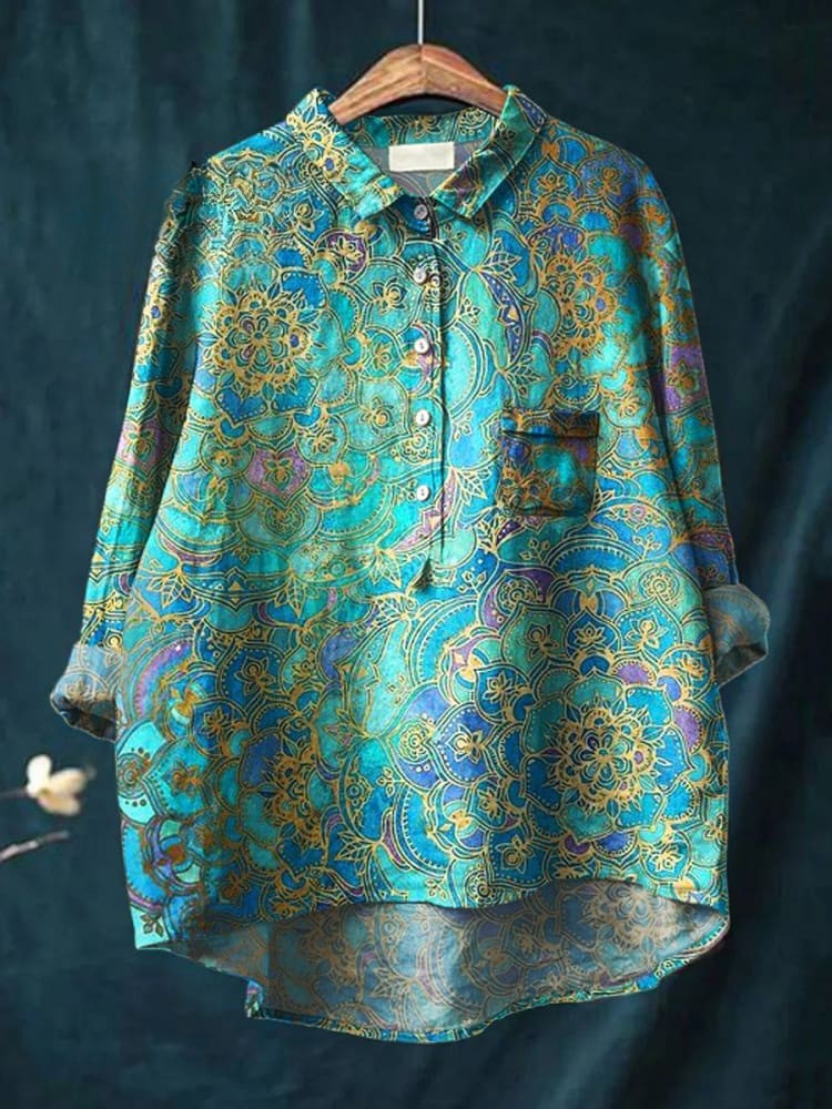 Haisley | Golden Mandala Shirt