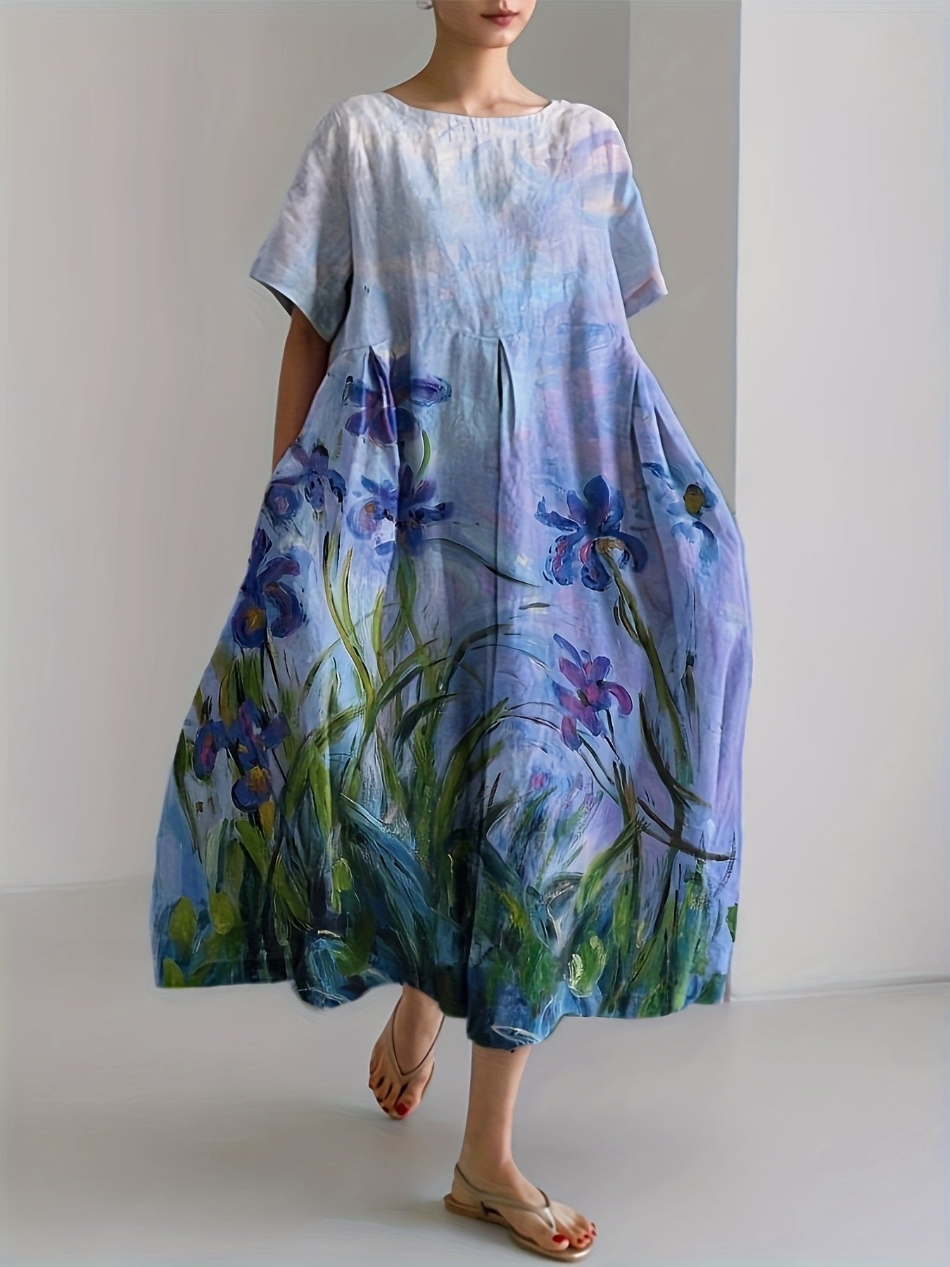 Arielle | Watercolor Garden Dress