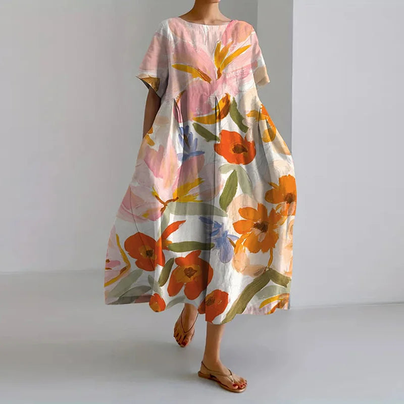Alana | Flowing Sunset Dress