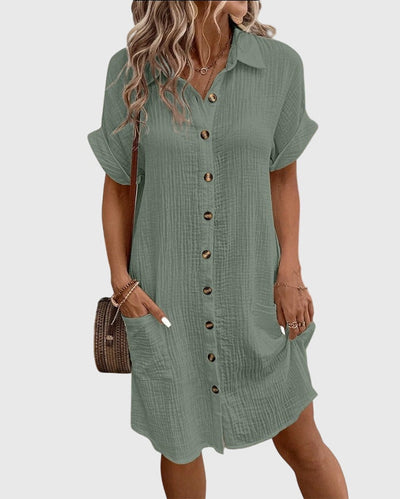 Hazel | Button-Down Casual Dress