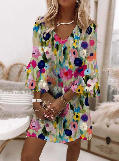 Violet | Blooming Joy Dress