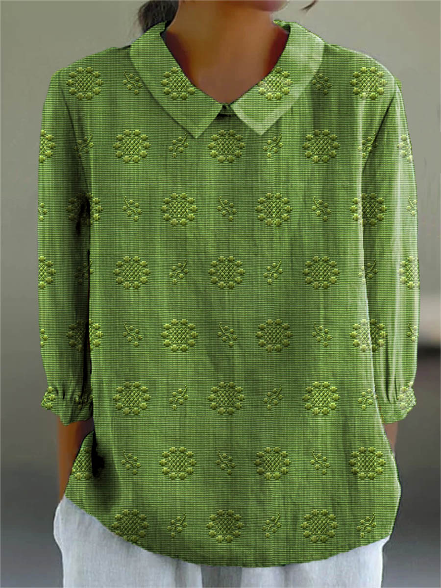 Julia | Floral Embroidery Blouse
