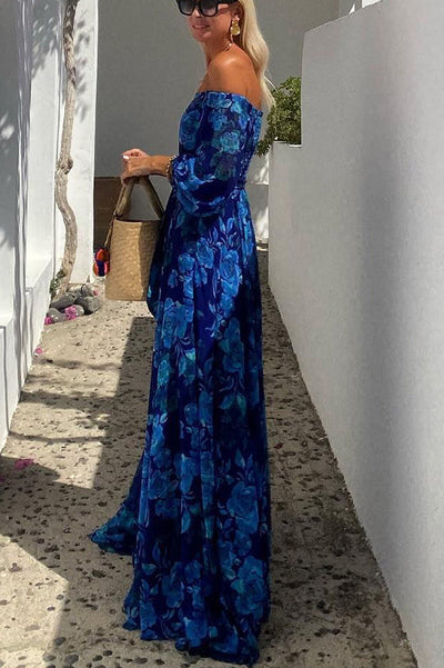 Elara | Off-Shoulder Floral Dress