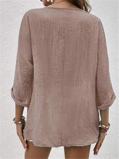 Callie | Relaxed Button Blouse