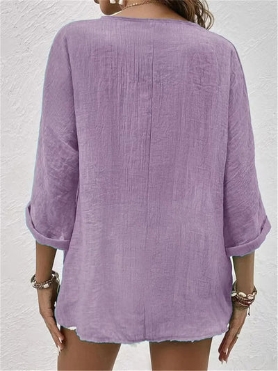 Callie | Relaxed Button Blouse