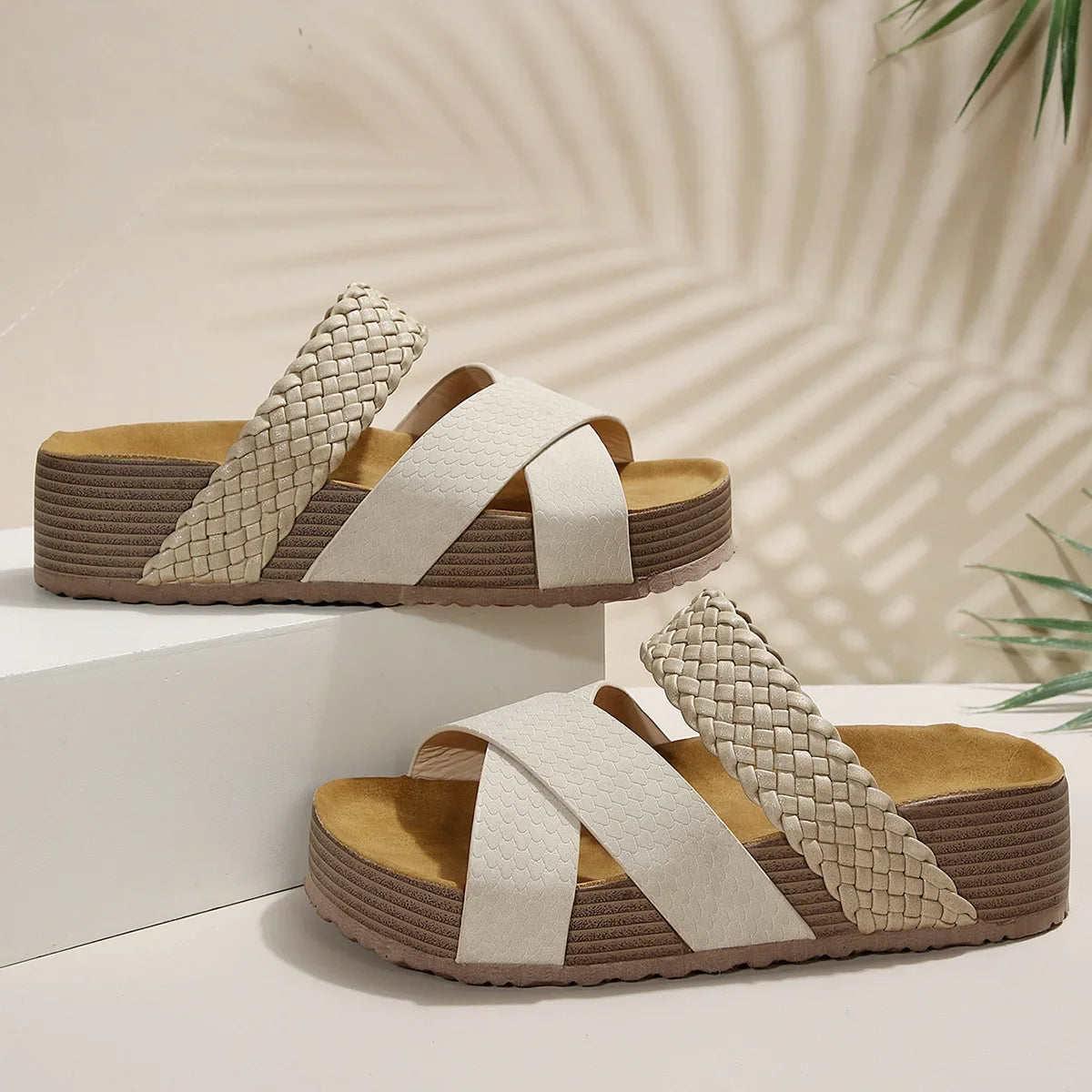 Melody | Braided Platform Sandal
