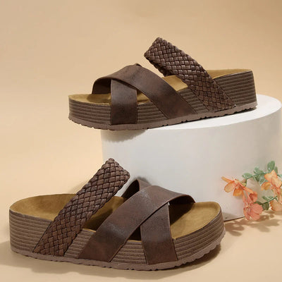 Melody | Braided Platform Sandal