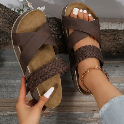 Melody | Braided Platform Sandal