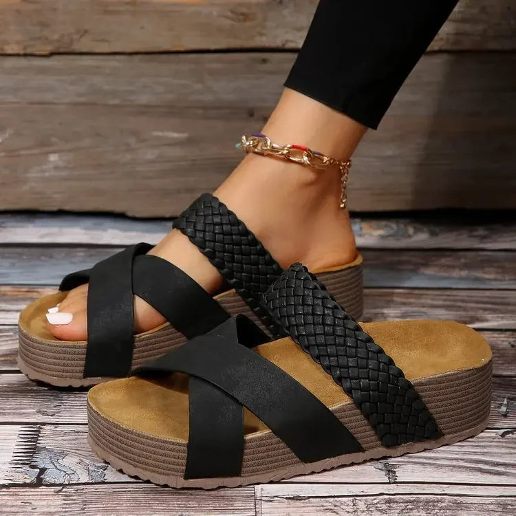 Melody | Braided Platform Sandal