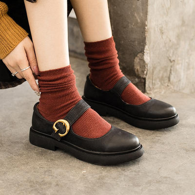 Alisha | Retro Mary Jane Flats