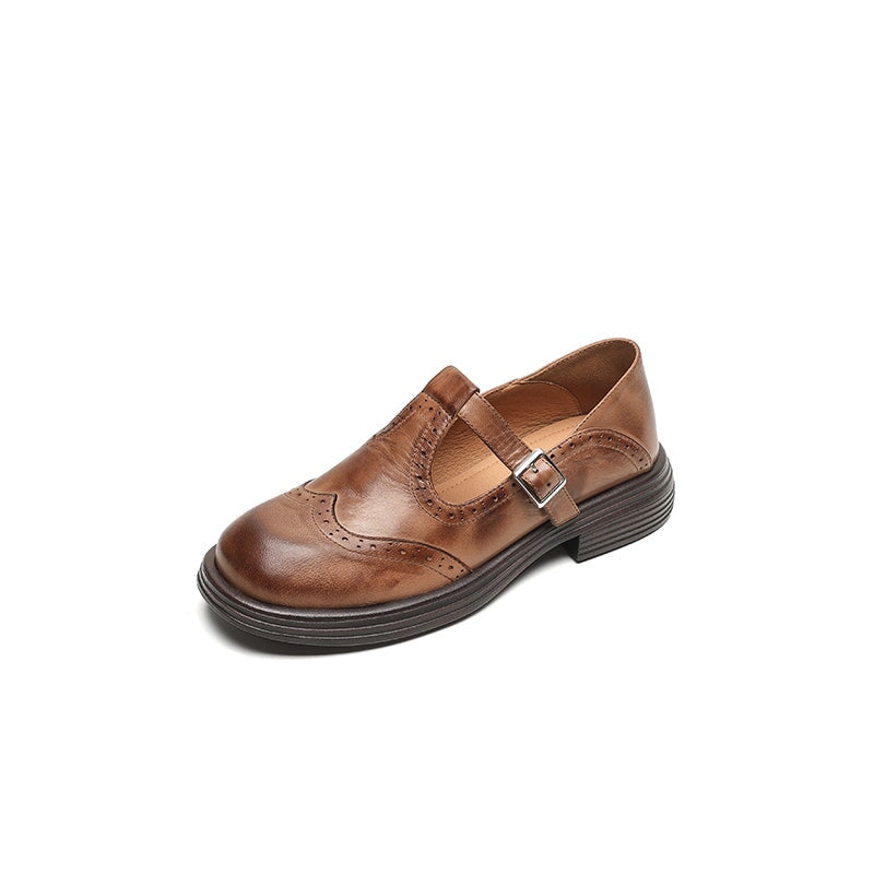 Natalie | Oxford-Inspired Mary Jane Flats
