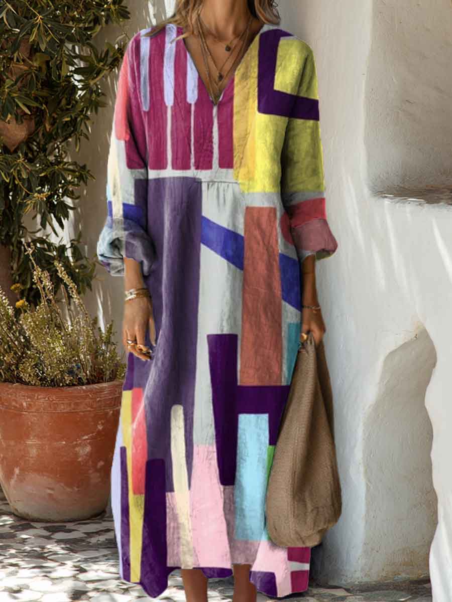 Camila | Mosaic Art Dress