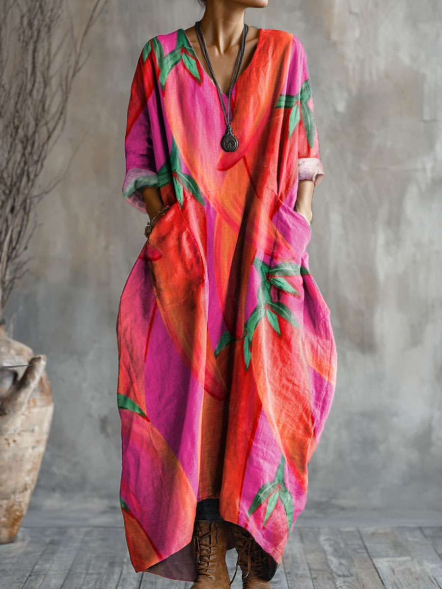 Phoebe | Tropical Bloom Dress