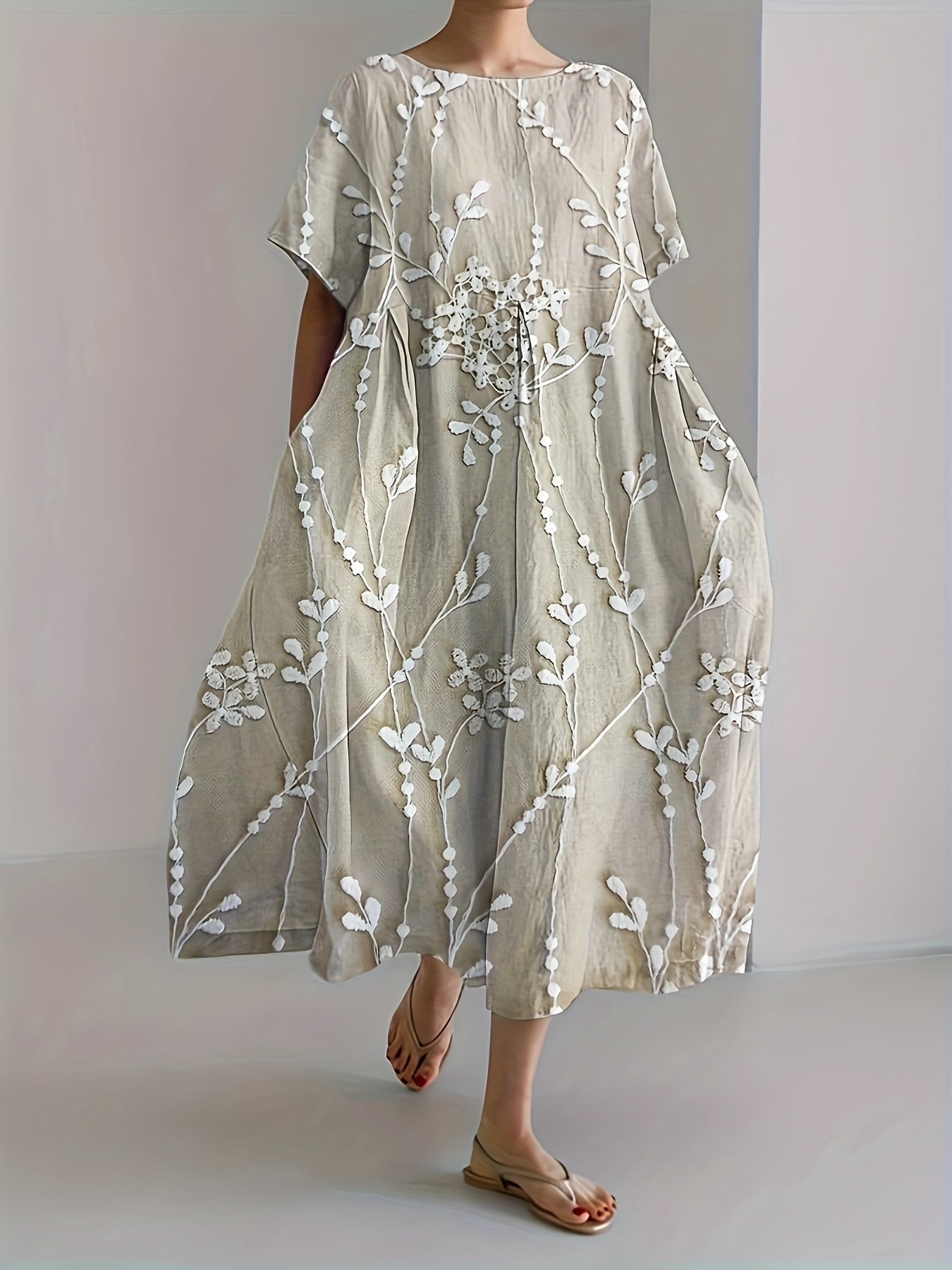 Ashley | Embroidered Bloom Dress