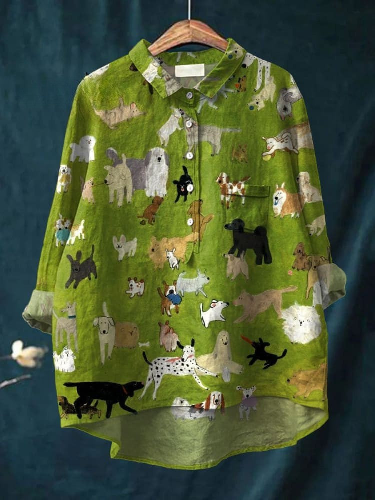 Kaia | Playful Pups Shirt