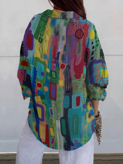Molly | Abstract Art Blouse