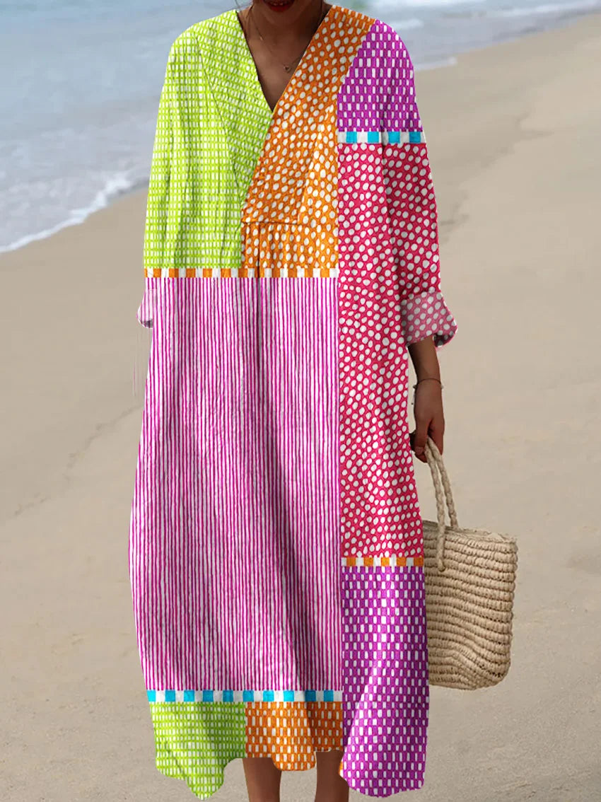 Chloe | Joyful Patchwork Dress