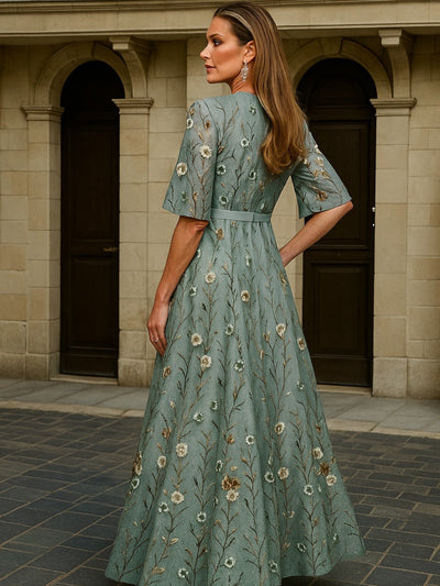 Haven | Embroidered Maxi Dress