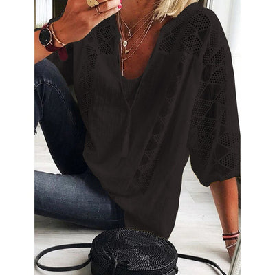 Bella | Crochet Detail Blouse