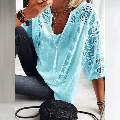 Bella | Crochet Detail Blouse