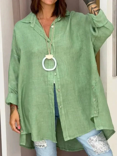 Ana | Oversized Button Blouse