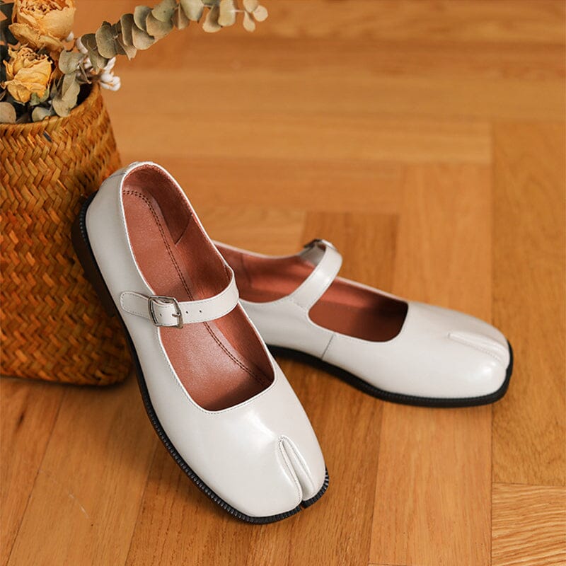Ashleigh | Split-Toe Mary Jane Flats