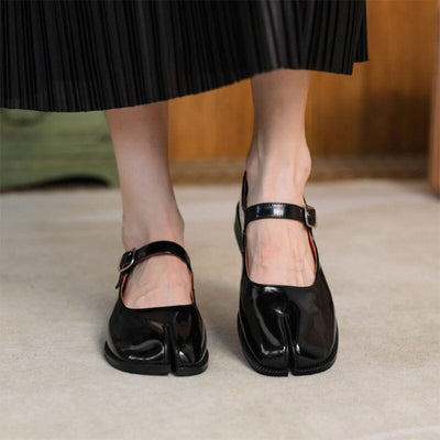 Ashleigh | Split-Toe Mary Jane Flats