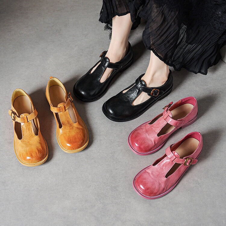 Piper | Vintage T-Bar Mary Jane Flats