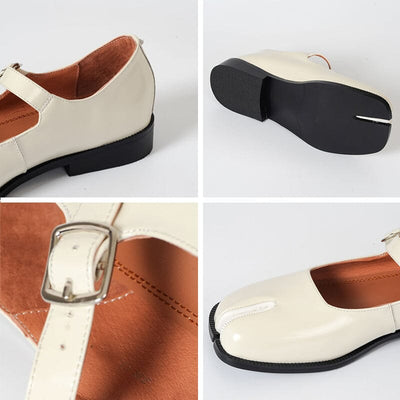Ashleigh | Split-Toe Mary Jane Flats
