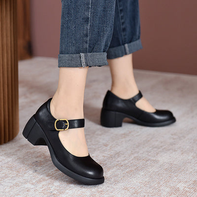 Tahlia | Chunky Mary Jane Heels