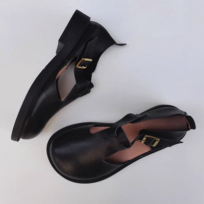 Callie | Retro T-Bar Flats
