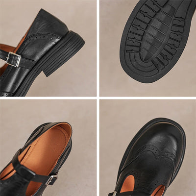 Natalie | Oxford-Inspired Mary Jane Flats