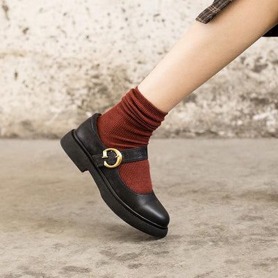 Alisha | Retro Mary Jane Flats