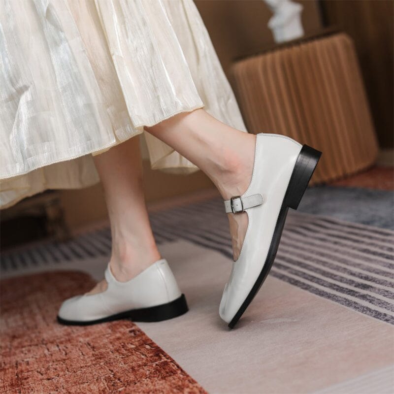 Ashleigh | Split-Toe Mary Jane Flats
