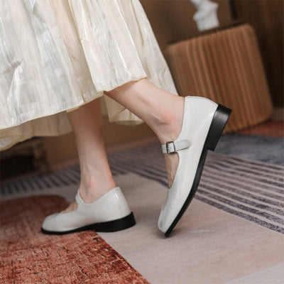 Ashleigh | Split-Toe Mary Jane Flats