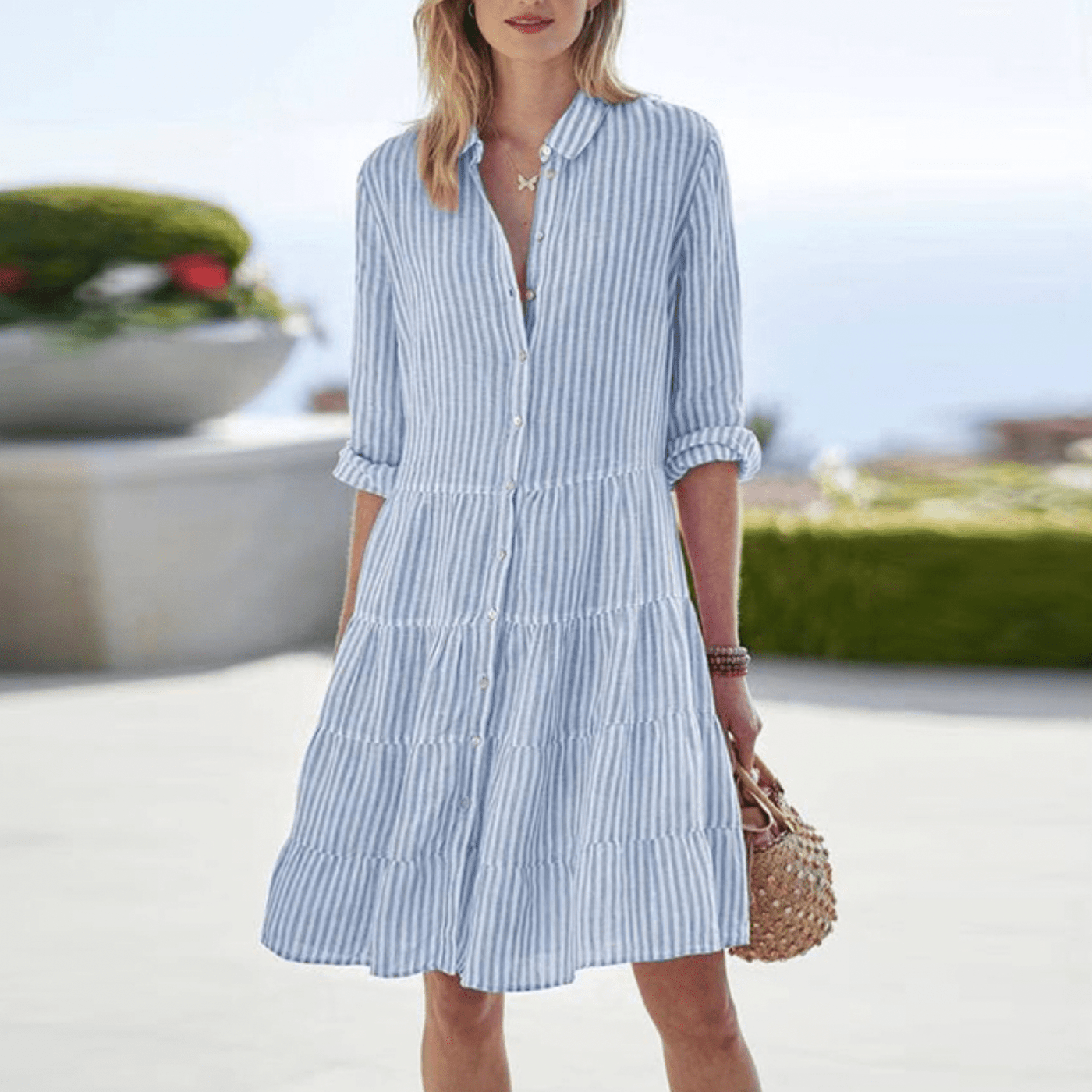Brooklyn | Relaxed Striped Dress