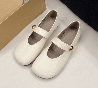 Ebony | Modern Mary Jane Flats