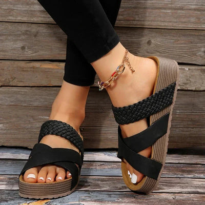 Melody | Braided Platform Sandal