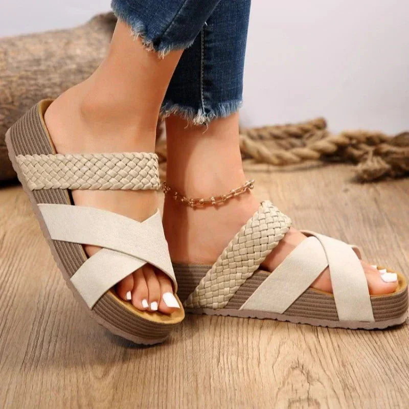 Melody | Braided Platform Sandal