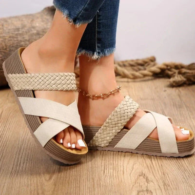 Melody | Braided Platform Sandal