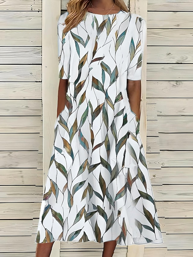 Hadley | Botanical Midi Dress