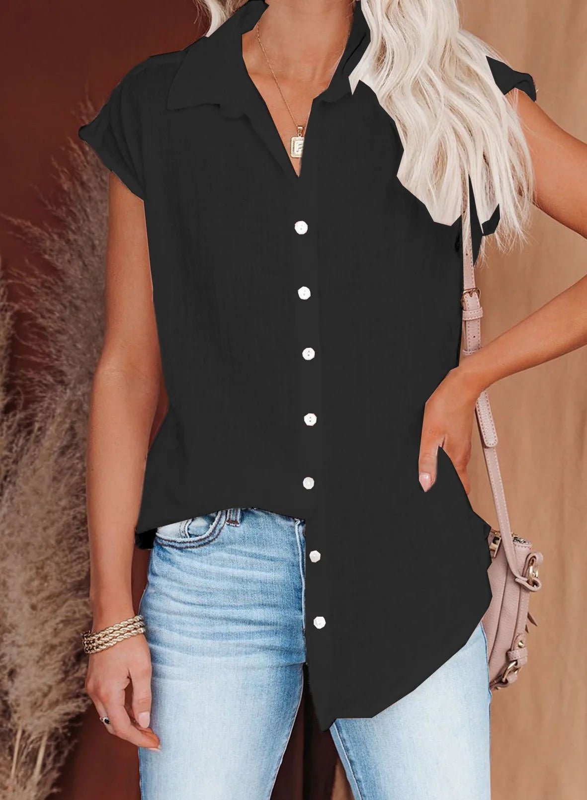 Ariana | Casual Button Blouse