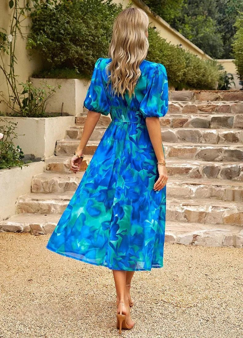 Emerald | Vibrant Floral Dress